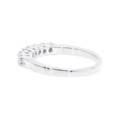 14K White Gold 7 Stone Designer Diamond Engagement Ring Band 0.25ct 13 14K White Gold 7 Stone Designer Diamond Engagement Ring Band 0.25ct -H'Hen Sale Store 14k gold designer diamond engagement ring band 025ct p 26205 backwh