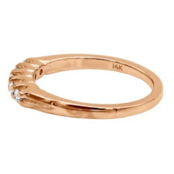 14K White Gold Designer Prong Set Diamond Engagement Ring Band 0.25ct 15 14K White Gold Designer Prong Set Diamond Engagement Ring Band 0.25ct -H'Hen Sale Store 14k gold designer diamond engagement ring band 025ct p 26215 backro