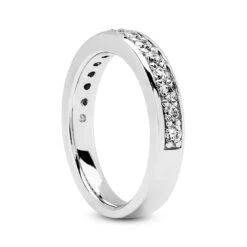 14K White Gold Prong Set Diamond Engagement Ring Band 0.30ct -H'Hen Sale Store 14k gold designer diamond engagement ring band 030ct p 26396 back white 20220426