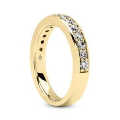 14K White Gold Prong Set Diamond Engagement Ring Band 0.30ct -H'Hen Sale Store 14k gold designer diamond engagement ring band 030ct p 26396 back yellow 20220426