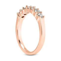 Ultra Thin 14K White Gold Designer Diamond Engagement Ring Band 0.35ct -H'Hen Sale Store 14k gold designer diamond engagement ring band 035ct p 26874 back rose 20220426