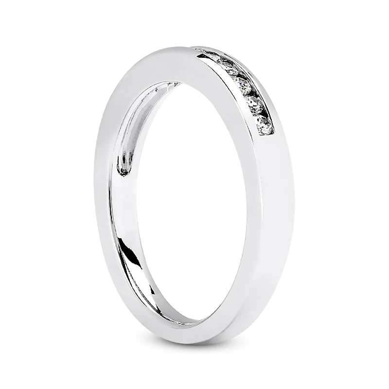 14K White Gold Designer Diamond Engagement Ring Set 0.85ct 17 14K White Gold Designer Diamond Engagement Ring Set 0.85ct - Image 15