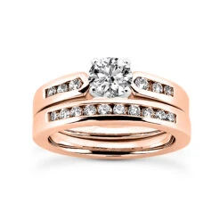 14K White Gold Designer Diamond Engagement Ring Set 0.85ct 19 14K White Gold Designer Diamond Engagement Ring Set 0.85ct -H'Hen Sale Store 14k gold designer diamond engagement ring set 085ct p 25920 rose 20220426