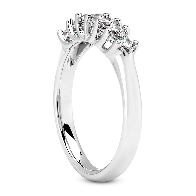 14K White Gold Designer Handmade Diamond Engagement Ring Set 0.92ct 17 14K White Gold Designer Handmade Diamond Engagement Ring Set 0.92ct - Image 15