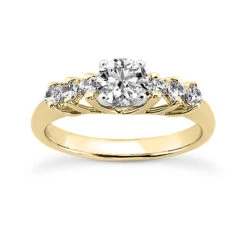 14K White Gold Designer Handmade Diamond Engagement Ring Set 0.92ct 21 14K White Gold Designer Handmade Diamond Engagement Ring Set 0.92ct -H'Hen Sale Store 14k gold designer diamond engagement ring set 092ct p 26414 back yellow 20220426