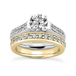 14K White Gold Designer Diamond Engagement Ring Set 1.07ct 18 14K White Gold Designer Diamond Engagement Ring Set 1.07ct -H'Hen Sale Store 14k gold designer diamond engagement ring set 107ct p 26394 yellow 20220426