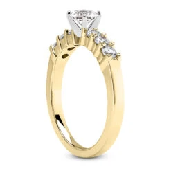 14K White Gold Designer Diamond Engagement Ring Set 1.15ct -H'Hen Sale Store 14k gold designer diamond engagement ring set 115ct p 26872 additional yellow