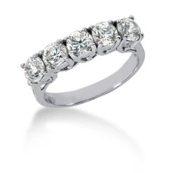 14K White Gold Designer Diamond Engagement Ring Set 3.95ct -H'Hen Sale Store 14k gold designer diamond engagement ring set 395ct p 26764 additional white 2