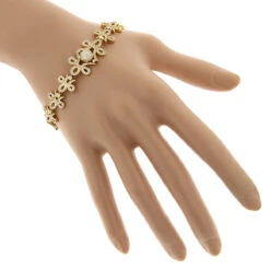 14K Yellow Gold Designer Ladies Diamond Bracelet 7.10ct 11 14K Yellow Gold Designer Ladies Diamond Bracelet 7.10ct -H'Hen Sale Store 14k gold designer ladies diamond bracelet 710ct p 6298 bodye