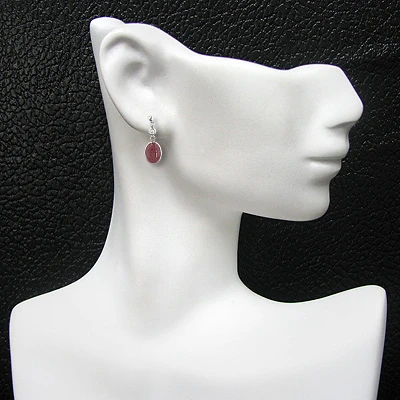 14K White Gold Diamond And Carnelian Scarab Earrings 0.25ct 5 14K White Gold Diamond And Carnelian Scarab Earrings 0.25ct - Image 3