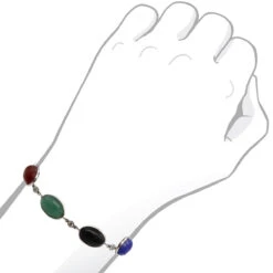 14K White Gold Diamond And Multi Color Scarab Bracelet 0.72ct 13 14K White Gold Diamond And Multi Color Scarab Bracelet 0.72ct -H'Hen Sale Store 14k gold diamond and multi color scarab bracelet 072ct p 6254 body white