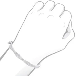 14K White Gold Diamond Bangle Bracelet For Women 1ct By Luxurman -H'Hen Sale Store 14k gold diamond bangle bracelet for women 1ct by luxurman bodwh