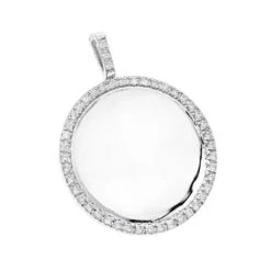 14K Yellow Gold Diamond Circle Medallion Pendant For Women 0.5ct By Luxurman 9 14K Yellow Gold Diamond Circle Medallion Pendant For Women 0.5ct By Luxurman -H'Hen Sale Store 14k gold diamond circle medallion pendant for women 05ct by luxurman wh