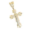 14K Yellow Gold Diamond Cross Pendant Men's Charm 0.95ct -H'Hen Sale Store 14k gold diamond cross pendant mens charm 095ct p 6995 ye