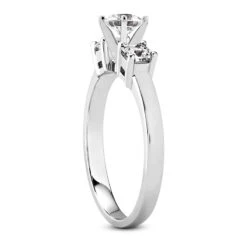 14K White Gold Diamond Designer Engagement Ring 0.60ct -H'Hen Sale Store 14k gold diamond designer engagement ring 060ct p 28801 back white