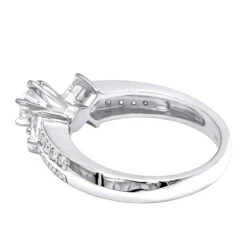 14K Yellow Gold Prong Set Diamond Designer Engagement Ring 1.06ct -H'Hen Sale Store 14k gold diamond designer engagement ring 106ct p 28845 backwh