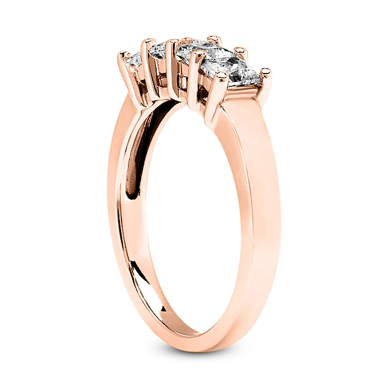 14K White Gold 4 Stone Diamond Designer Engagement Ring Band 0.40ct 8 14K White Gold 4 Stone Diamond Designer Engagement Ring Band 0.40ct - Image 6