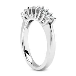 Thin 14K White Gold Diamond Designer Engagement Ring Band 0.40ct -H'Hen Sale Store 14k gold diamond designer engagement ring band 040ct p 28816 back white