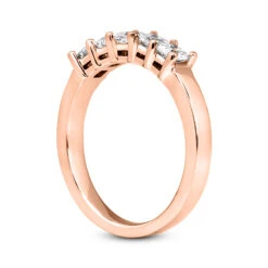 Thin 14K White Gold Diamond Designer Engagement Ring Band 0.50ct 13 Thin 14K White Gold Diamond Designer Engagement Ring Band 0.50ct -H'Hen Sale Store 14k gold diamond designer engagement ring band 050ct p 28790 back rose