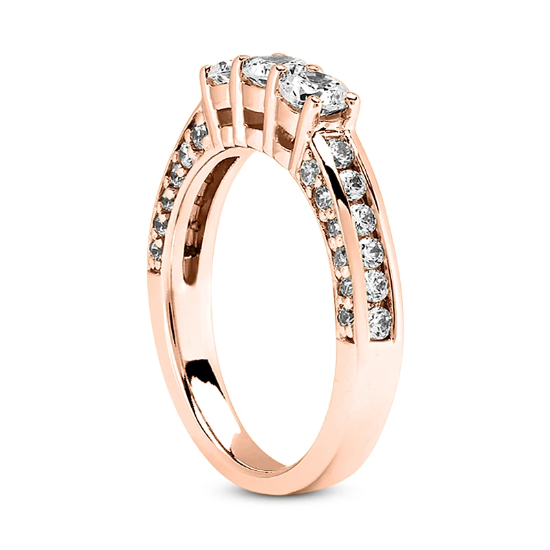 Thin 14K White Gold Diamond Designer Engagement Ring Band 0.77ct 8 Thin 14K White Gold Diamond Designer Engagement Ring Band 0.77ct - Image 6