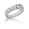 14K White Gold Diamond Designer Handmade Engagement Ring Band 1.40ct