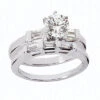 14K White Gold Diamond Designer Engagement Ring Set 1.75ct -H'Hen Sale Store 14k gold diamond designer engagement ring set 175ct p 25152 white 20220426