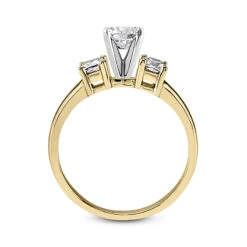 14K White Gold Diamond Engagement Ring Mounting 0.10ct -H'Hen Sale Store 14k gold diamond engagement ring mounting 010ct p 28802 additional yellow