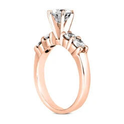 5 Stone 14K White Gold Diamond Engagement Ring Mounting 0.20ct 16 5 Stone 14K White Gold Diamond Engagement Ring Mounting 0.20ct -H'Hen Sale Store 14k gold diamond engagement ring mounting 020ct p 26919 back rose 20220426