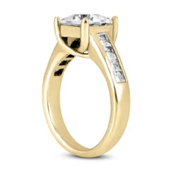 14K White Gold Diamond Engagement Ring Mounting 0.64ct 3.78mm -H'Hen Sale Store 14k gold diamond engagement ring mounting 064ct p 28606 back yellow