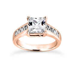 14K White Gold Diamond Engagement Ring Mounting 0.64ct 3.78mm -H'Hen Sale Store 14k gold diamond engagement ring mounting 064ct p 28606 rose