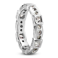 14K White Gold Diamond Eternity Band 0.81ct -H'Hen Sale Store 14k gold diamond eternity band 081ct p 24947 back white 20220426
