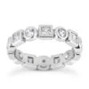 14K White Gold Diamond Eternity Band 1.12ct -H'Hen Sale Store 14k gold diamond eternity band 112ct p 24941 white 20220426