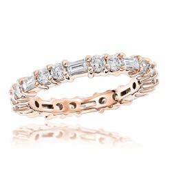 14K White Gold Diamond Eternity Band 1.44ct 16 Stones -H'Hen Sale Store 14k gold diamond eternity band 144ct p 24931 ro
