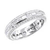 14K White Gold Diamond Eternity Ring 2.50ct