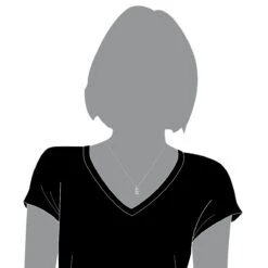 14K White Gold Diamond Initial Letter Pendant 0.33ct -H'Hen Sale Store 14k gold diamond initial letter pendant 033ct p 20 bodwh