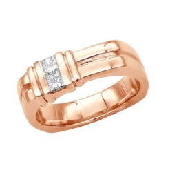 14K White Gold Diamond Men's Wedding Ring 0.60ct 6mm -H'Hen Sale Store 14k gold diamond mens wedding ring 060ct p 25539 ro