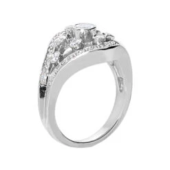 14K White Gold Diamond Right Hand Ring 0.66ct -H'Hen Sale Store 14k gold diamond right hand ring 066ct p 29723 back white