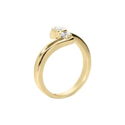 14K White Gold Diamond Right Hand Women's Ring 0.18ct 9 14K White Gold Diamond Right Hand Women's Ring 0.18ct -H'Hen Sale Store 14k gold diamond right hand womens ring 018ct p 29747 back yellow