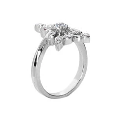14K White Gold Diamond Right Hand Women's Ring 0.40ct -H'Hen Sale Store 14k gold diamond right hand womens ring 040ct p 29772 back white