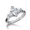 14K White Gold Diamond Three Stones Engagement Ring 1.75ct 2.86mm -H'Hen Sale Store 14k gold diamond three stones engagement ring 175ct p 24600 white 20220426