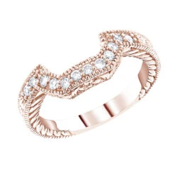 Thin 14K White Gold Diamond Unique Engagement Band 0.22ct -H'Hen Sale Store 14k gold diamond unique engagement band 022ct p 23772 ro