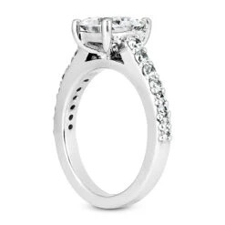 14K White Gold Diamond Unique Engagement Ring Set 0.94ct -H'Hen Sale Store 14k gold diamond unique engagement ring set 094ct p 23481 additional white