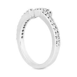 14K White Gold Diamond Unique Engagement Ring Set 0.94ct -H'Hen Sale Store 14k gold diamond unique engagement ring set 094ct p 23481 additional white 3