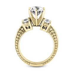 14K White Gold Diamond Vintage Engagement Ring 0.70ct 2.81mm 18 14K White Gold Diamond Vintage Engagement Ring 0.70ct 2.81mm -H'Hen Sale Store 14k gold diamond vintage engagement ring 070ct p 24398 additional yellow