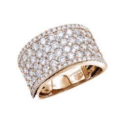 14K White Gold Diamond Wedding Band Or Cocktail Ring For Women 3ct By Luxurman -H'Hen Sale Store 14k gold diamond wedding band or cocktail ring for women 3ct by luxurman ro