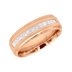 14K White Gold Diamond 0.75ct Comfort Fit Wedding Ring -H'Hen Sale Store 14k gold diamond wedding rings collection piece 75ct p 6649 ro