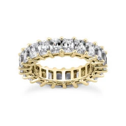 14K White Gold Emerald Cut Diamond Eternity Band 6.65ct 6 14K White Gold Emerald Cut Diamond Eternity Band 6.65ct -H'Hen Sale Store 14k gold emerald cut diamond eternity band 665ct p 24915 yellow 20220426