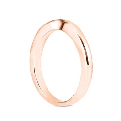 Thin 14K White Gold Wedding Ring Band 2.3mm 13 Thin 14K White Gold Wedding Ring Band 2.3mm -H'Hen Sale Store 14k gold engagement ring band p 23105 back rose 20220426