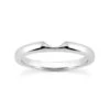 14K White Gold Thin Contour Wedding Ring Band 2.3mm -H'Hen Sale Store 14k gold engagement ring band p 23110 white 20220426