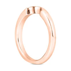 Thin 14K White Gold Engagement Ring Band 2.4mm -H'Hen Sale Store 14k gold engagement ring band p 23320 back rose 20220426